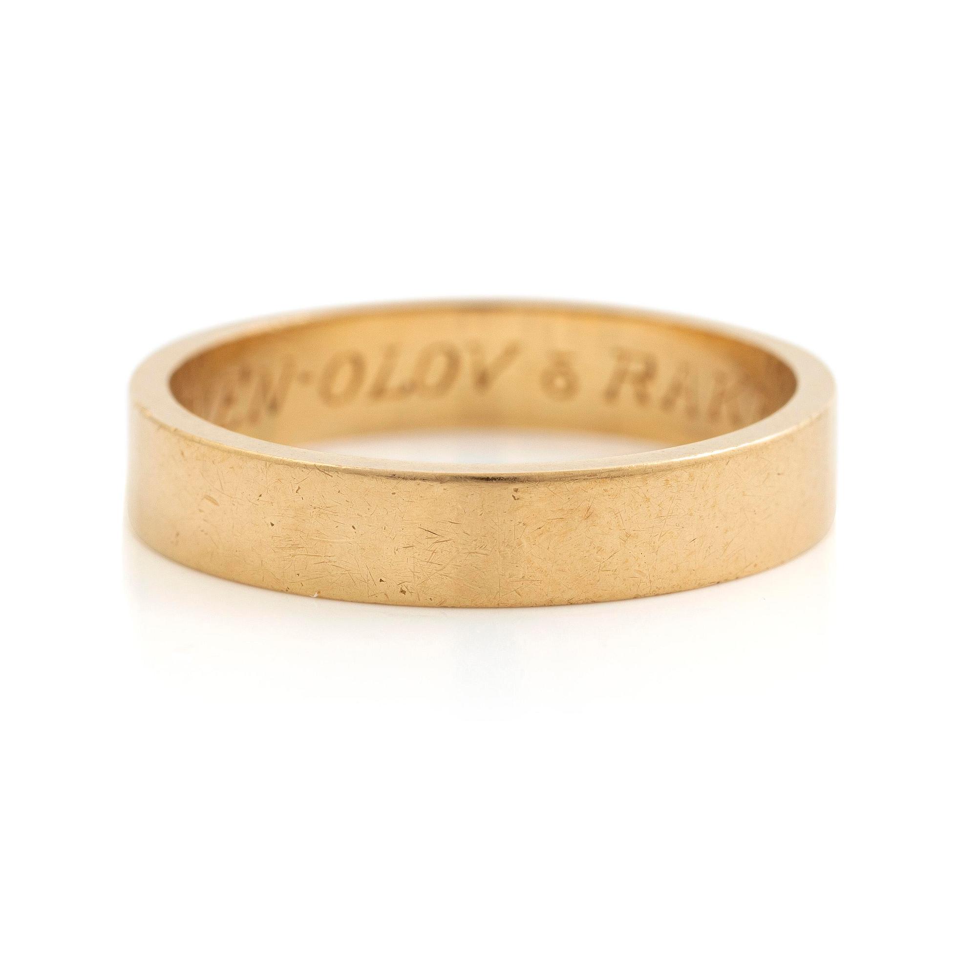 Wiwen Nilsson, a ring, 18K gold, Lund 1956.