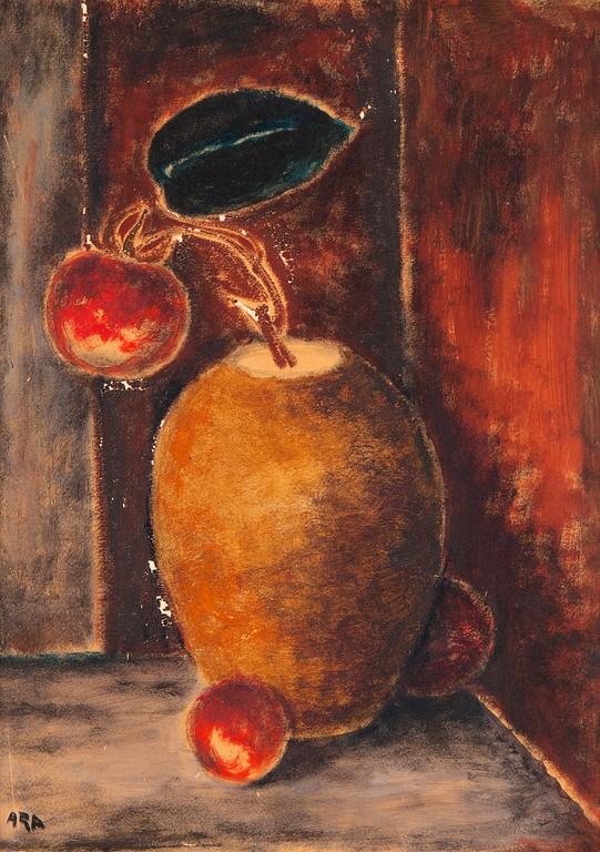Krishnaji Howlaji Ara, Still life with flower.