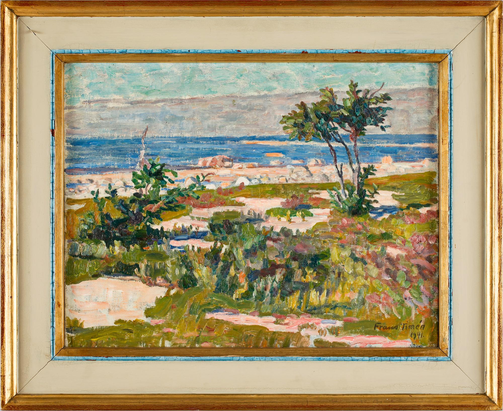 FRANS TIMÉN, olja på duk, sign o dat 1941.