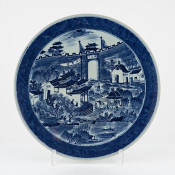 Fat, porslin Kina, 1800-tal.