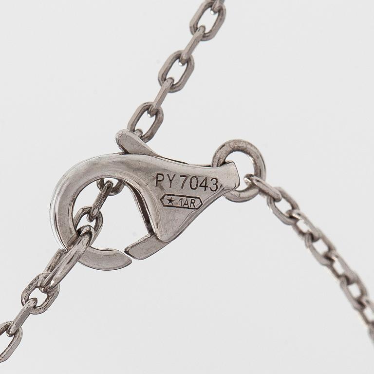 Cartier, an 18K white gold 'd'Amour' necklace, with a brilliant-cut diamond.