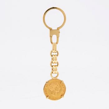 Gold coin 25 Pesetas, Alfonso XII, Spain 1879.