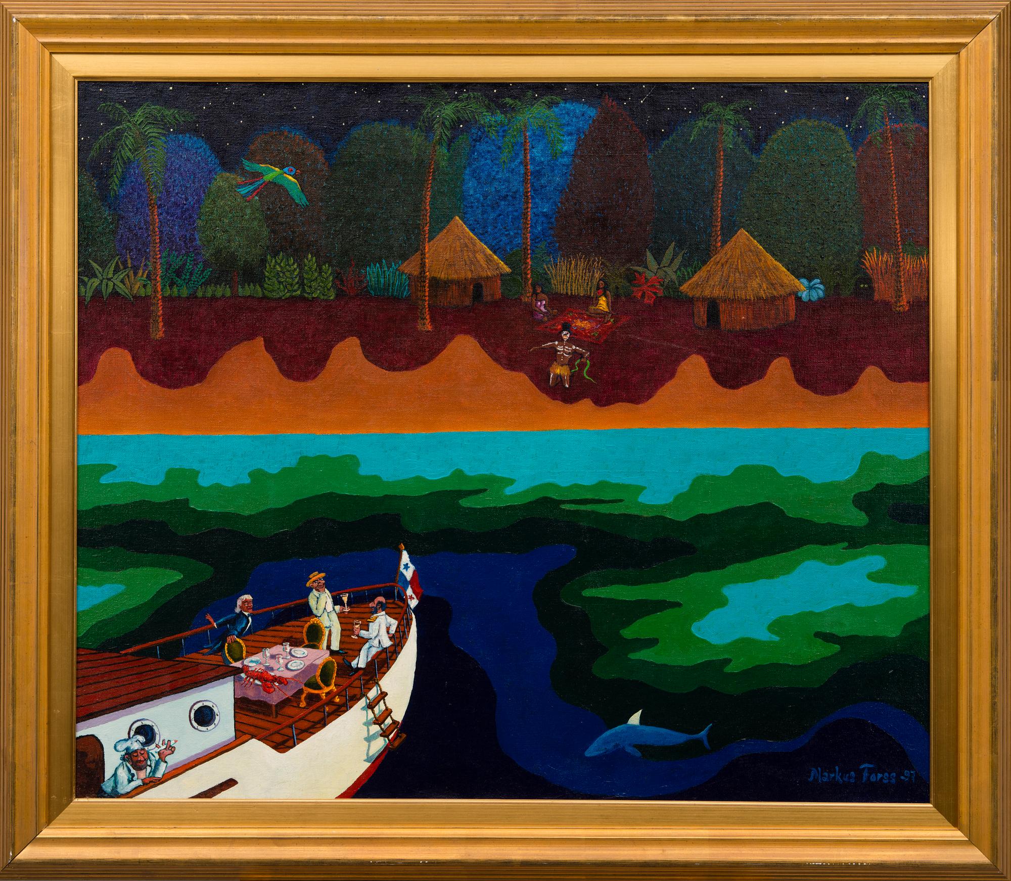 MARKUS FORSS, oil on canvas, signed and dated -97.