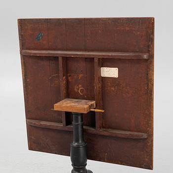 Fällbord,
omkring år 1800.