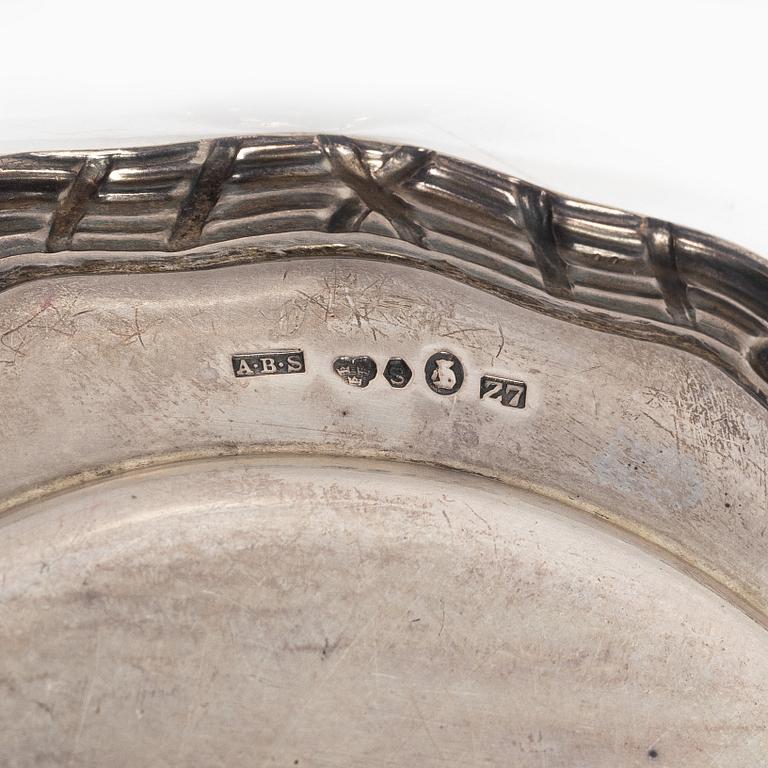 Fats, 7 pcs, silver, including K Anderson, Stockholm 1925.