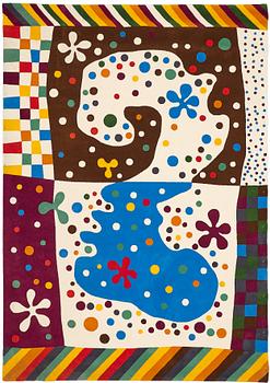 236. Josef Frank, A carpet, "Matta nr II", handtufted, ca 397 x 278-279 cm (as well as ca 1 cm lining at the ends).