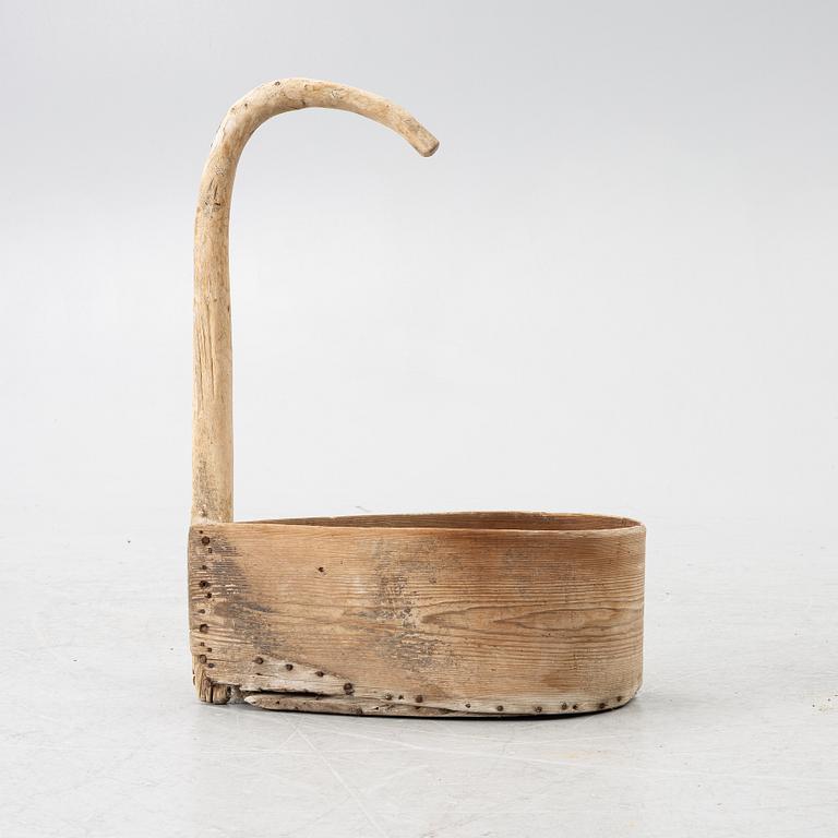 Crate, folk art, Jämtland, 19th century.