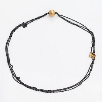 Ole Lynggaard, An 18K gold ans silver necklace. Denmark.