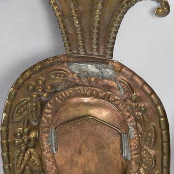 Paavo Tynell, a pair of 1930's wall sconces 'MD 10' for Taito Finland.