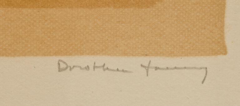 DOROTHEA TANNING, färglito, sign och numr E.A.