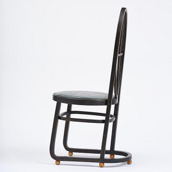 Carl Bergsten, stol, Gemla Leksaksfabrik, Diö, för Konst- och industriutställningen, Norrköping, 1906.