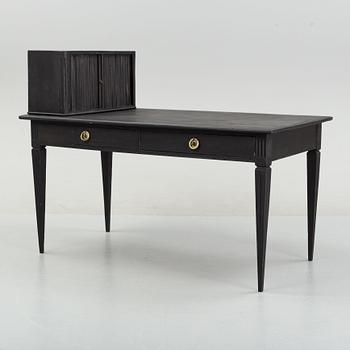 A gustavian style painted desk, circa 1900.