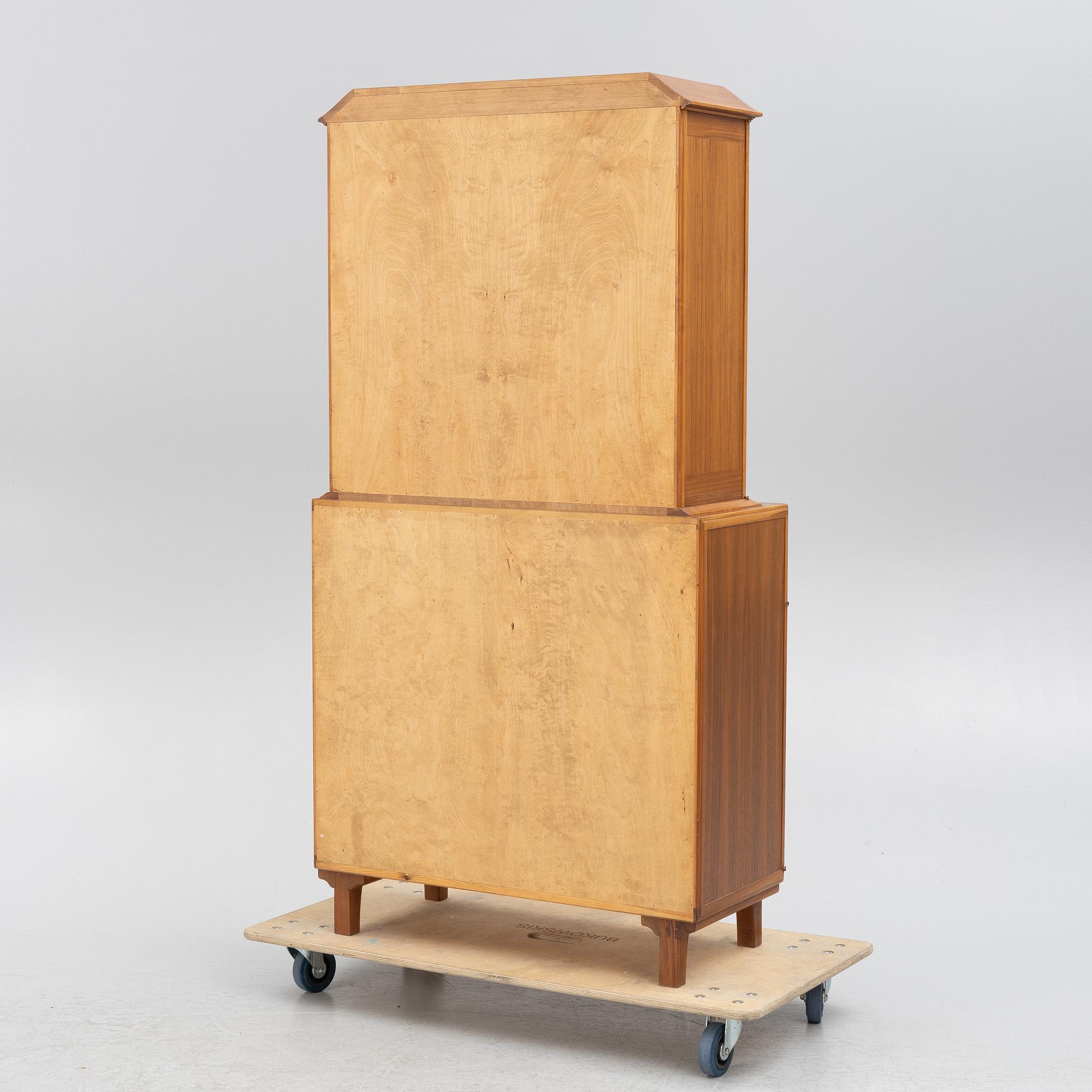 Carl Malmsten, cabinet "The Land of the Middle", Åfors, second half of the 20th century.