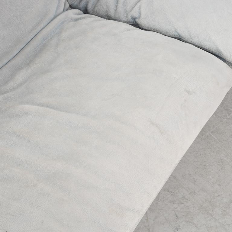 Giovanni Offredi, a 'Wave' suede sofa, Saporiti, Italy.