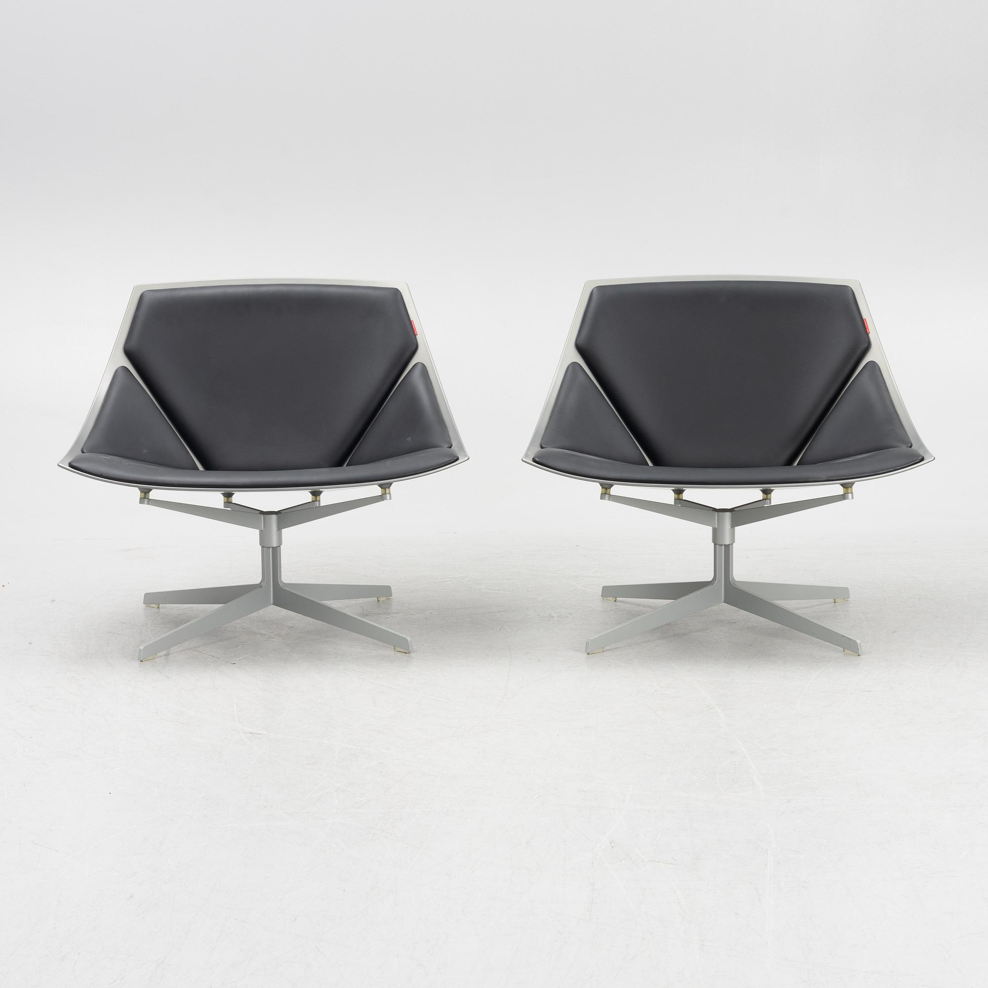 Jurgen Laub & Markus Jehs, stolar, modell "JL10", ett par, Fritz Hansen.
