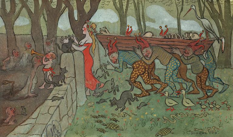 Ivar Arosenius, "Dödens död" (The death of death).