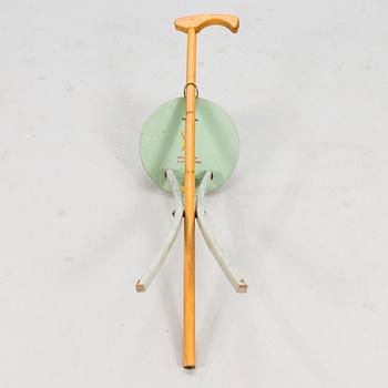 Seat/walking stick, 1952 Summer Olympics, Helsinki.