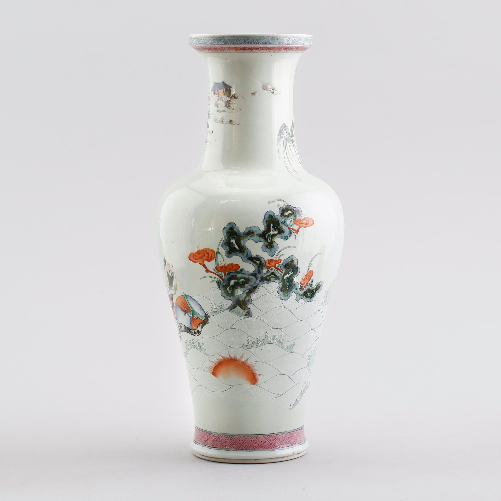 VAS, porslin, Kina, 1800-/1900-tal.