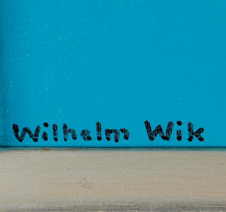 WILHELM WIK, olja på duk, signerad.