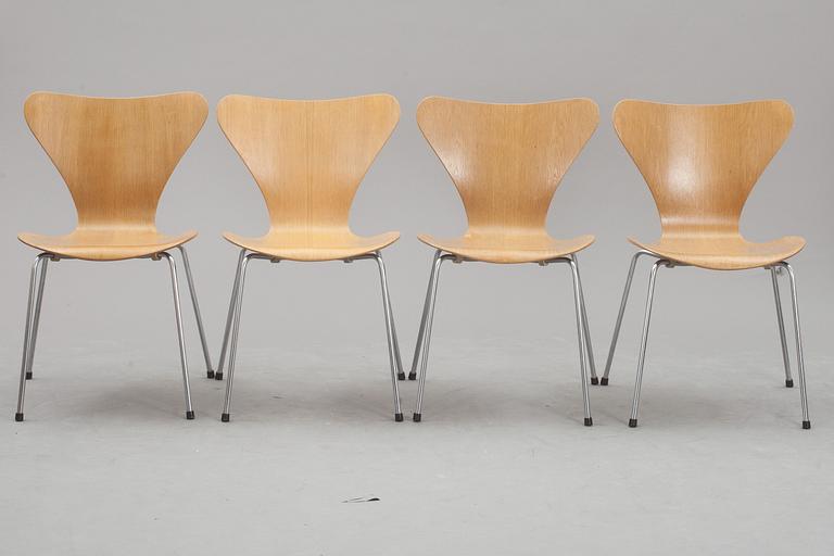STOLAR, 4 st, "Sjuan", Arne Jacobsen. 1966.