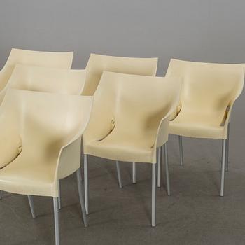 PHILIPPE STARCK, stolar 6 st "Dr No" för Kartell 1900-talets senare del.