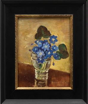 Agda Holst, Flower still life.