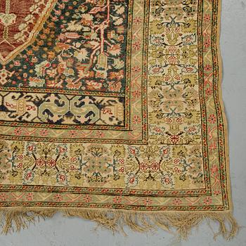 A rug, an antique Anatolia, probably Gördes (Ghiordes), a prayer rug, ca ca 188 x 124 cm.