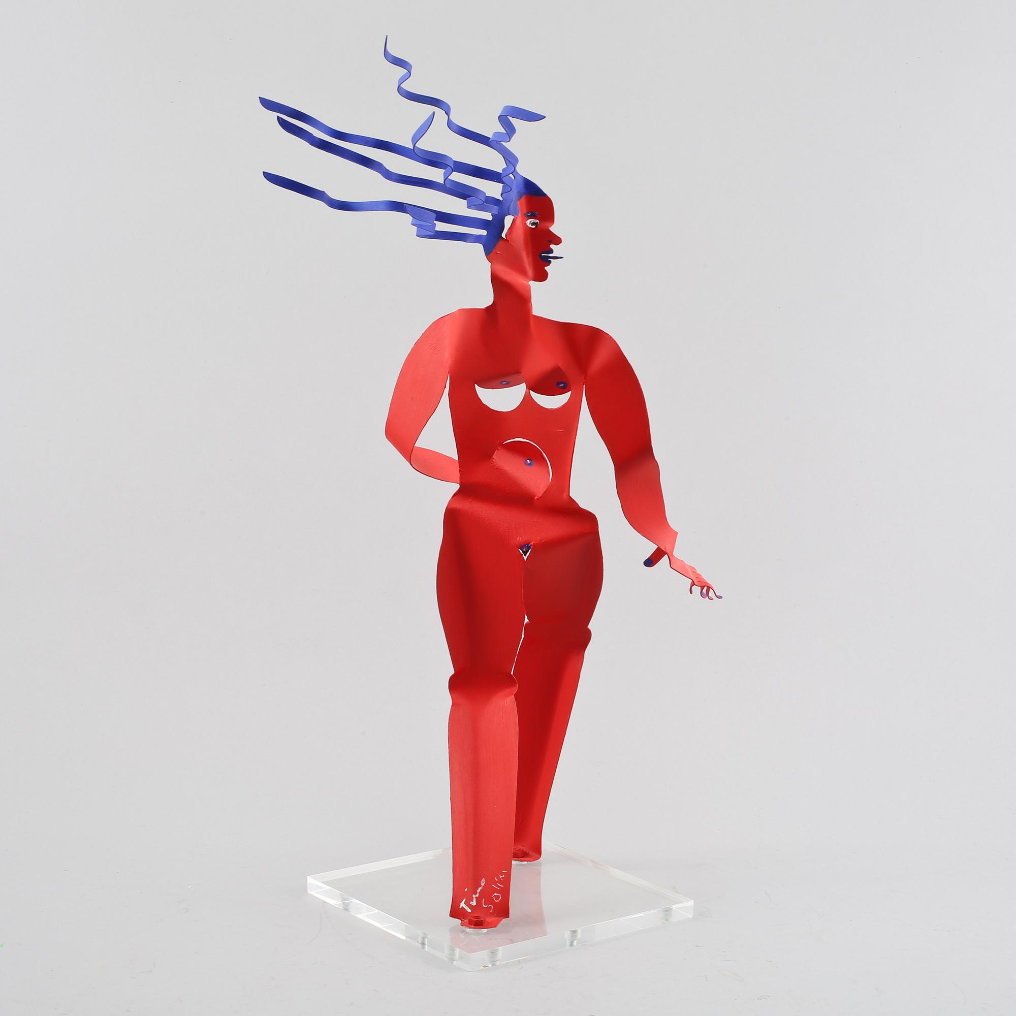 TIMO SOLIN,skulptur, signerad.