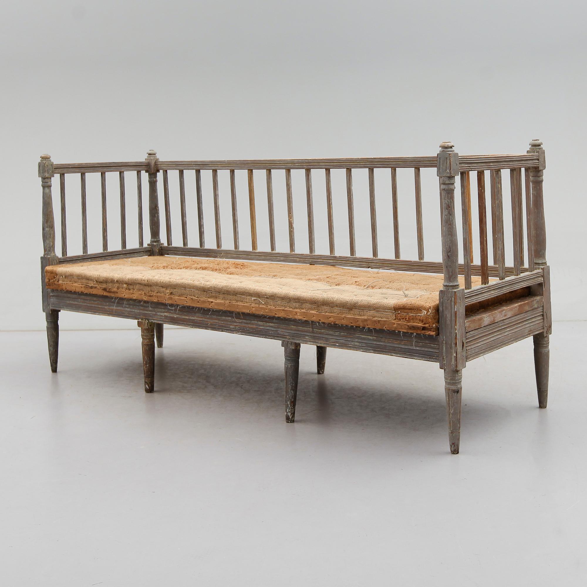 SOFFA, gustaviansk, sent 1700-tal.