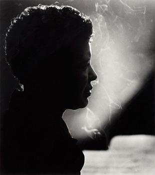 323. Herman Leonard, "Billie Holiday, New York, 1954".