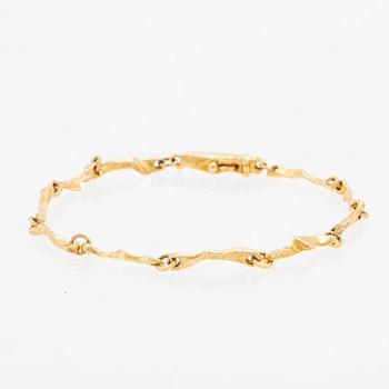 Björn Weckström, bracelet 18K gold Lapponia Finland 1983.