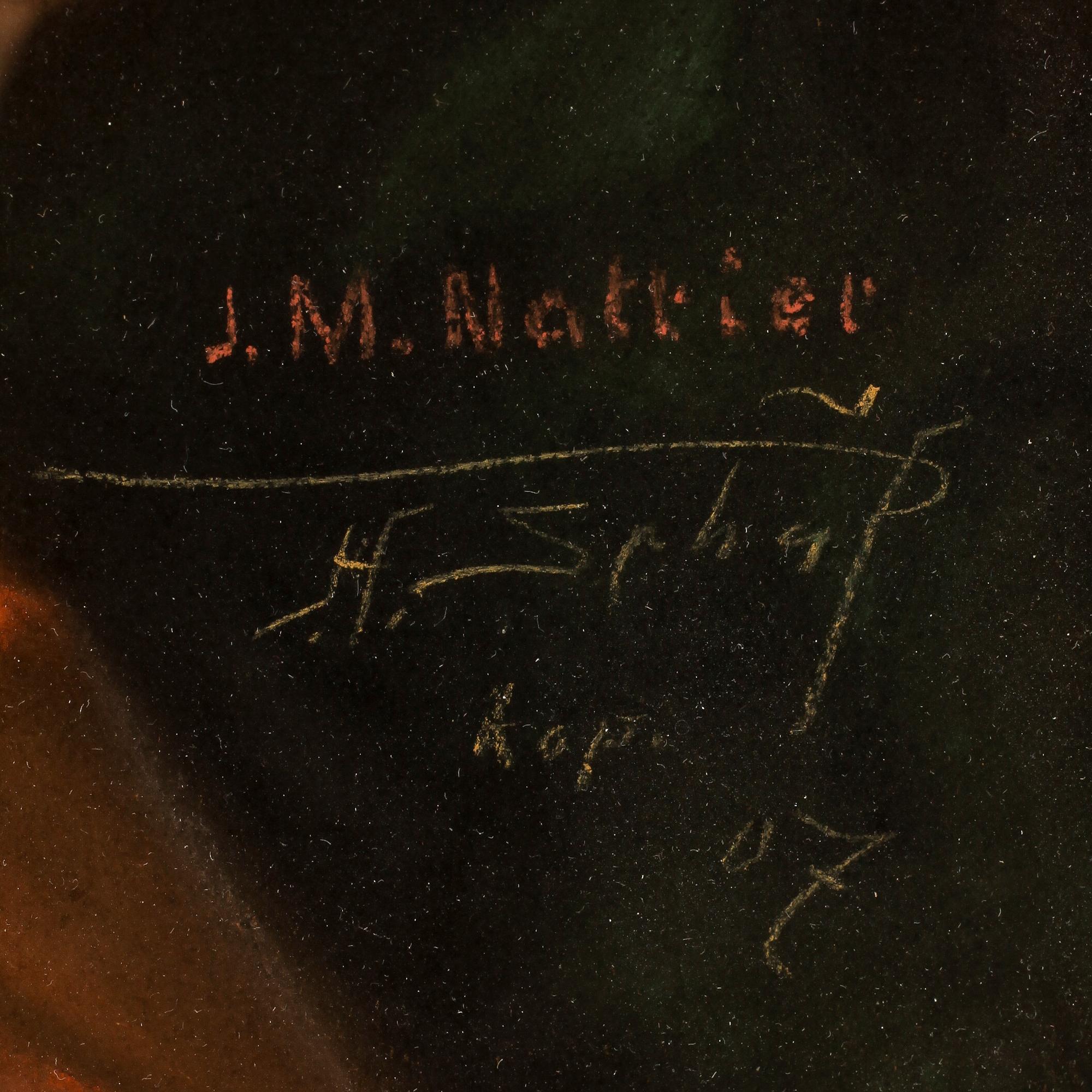 J. F HENRY SCHÄF, efter Jean Marc Nattier, pastell, signerad och daterad.