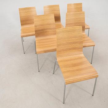 Chairs, 6 pcs, Zeta design by Bröderna Andersen, Denmark, 21st century.