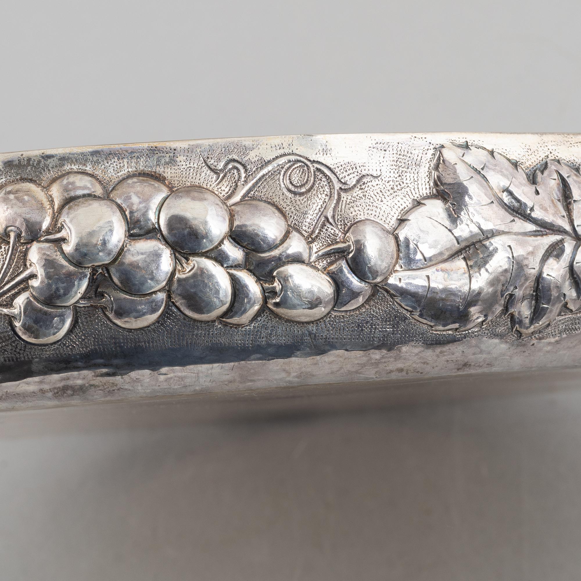 An Italian silver 800 tray.