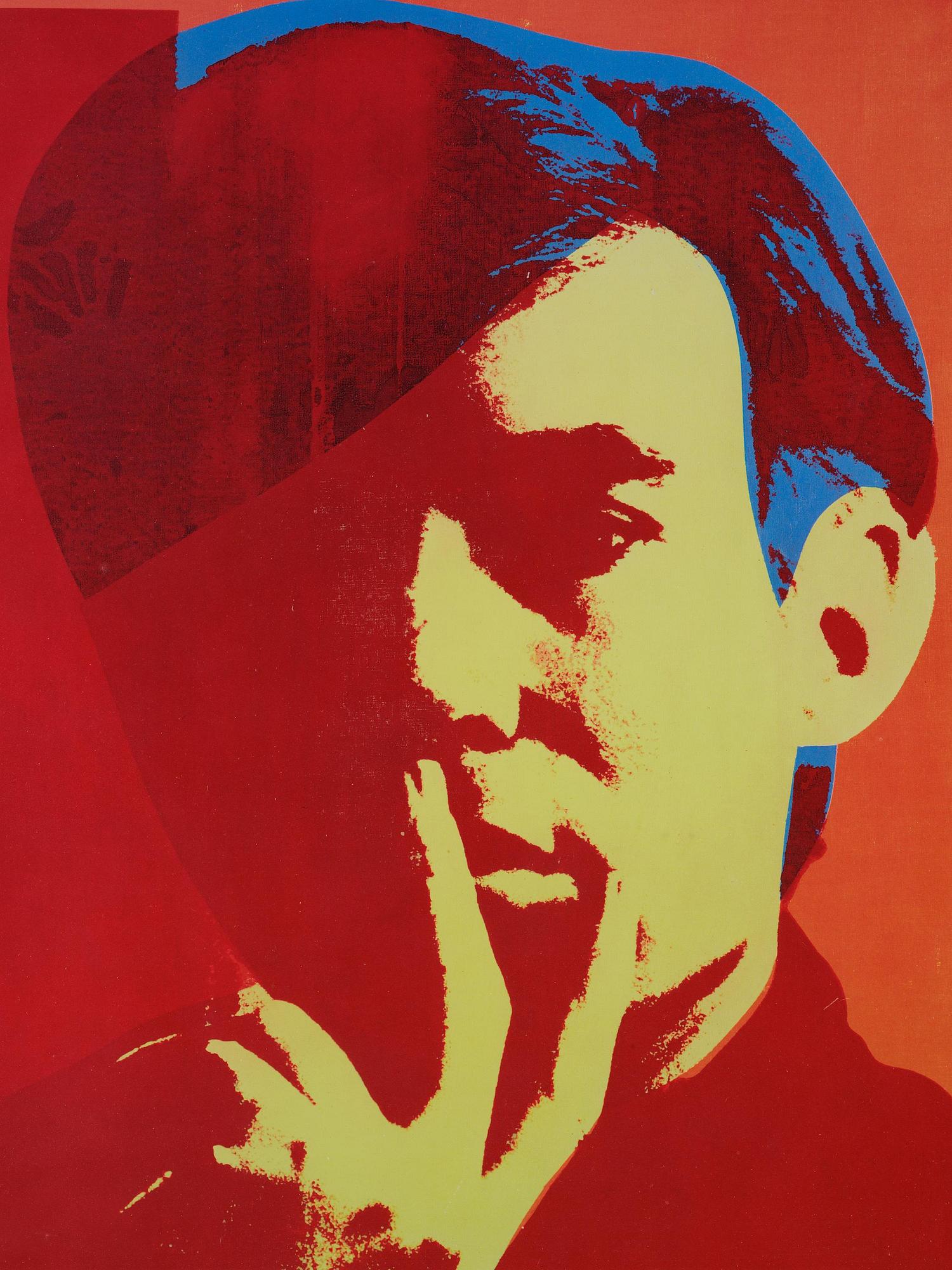 Andy Warhol, "Double self portrait" (Exhibition poster).