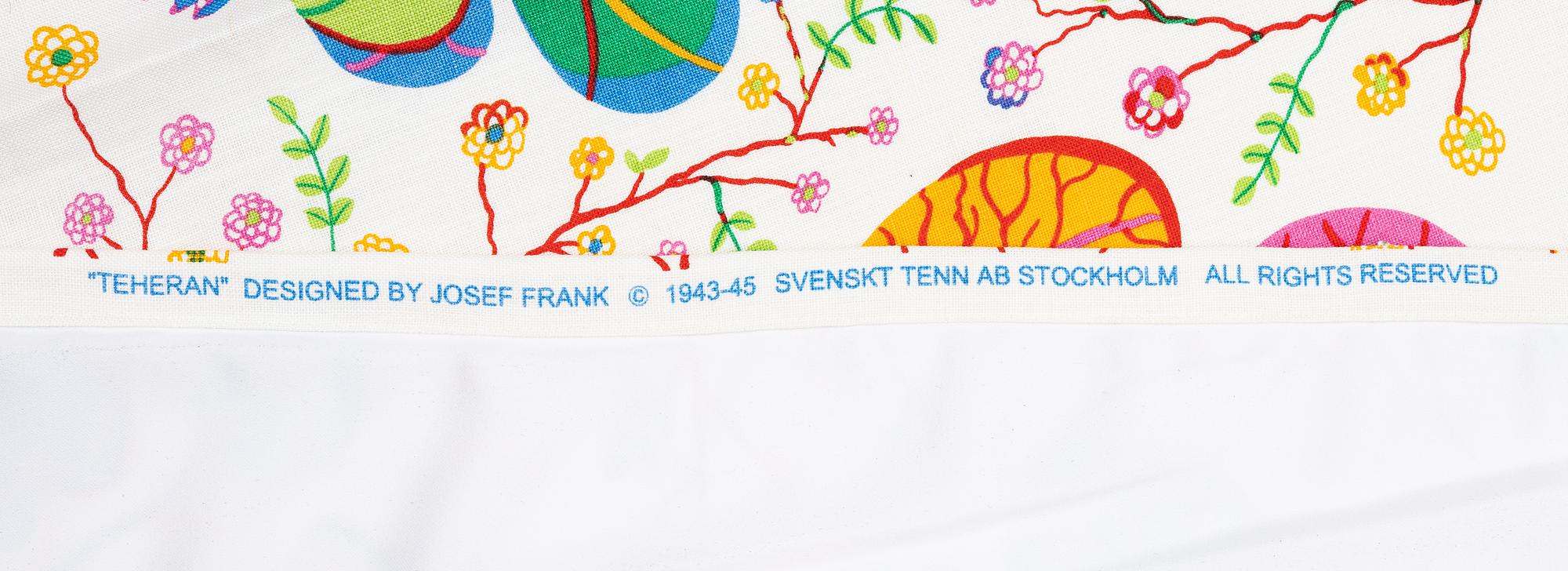 Josef Frank, curtains, a pair, "Teheran", Svenskt Tenn Company.