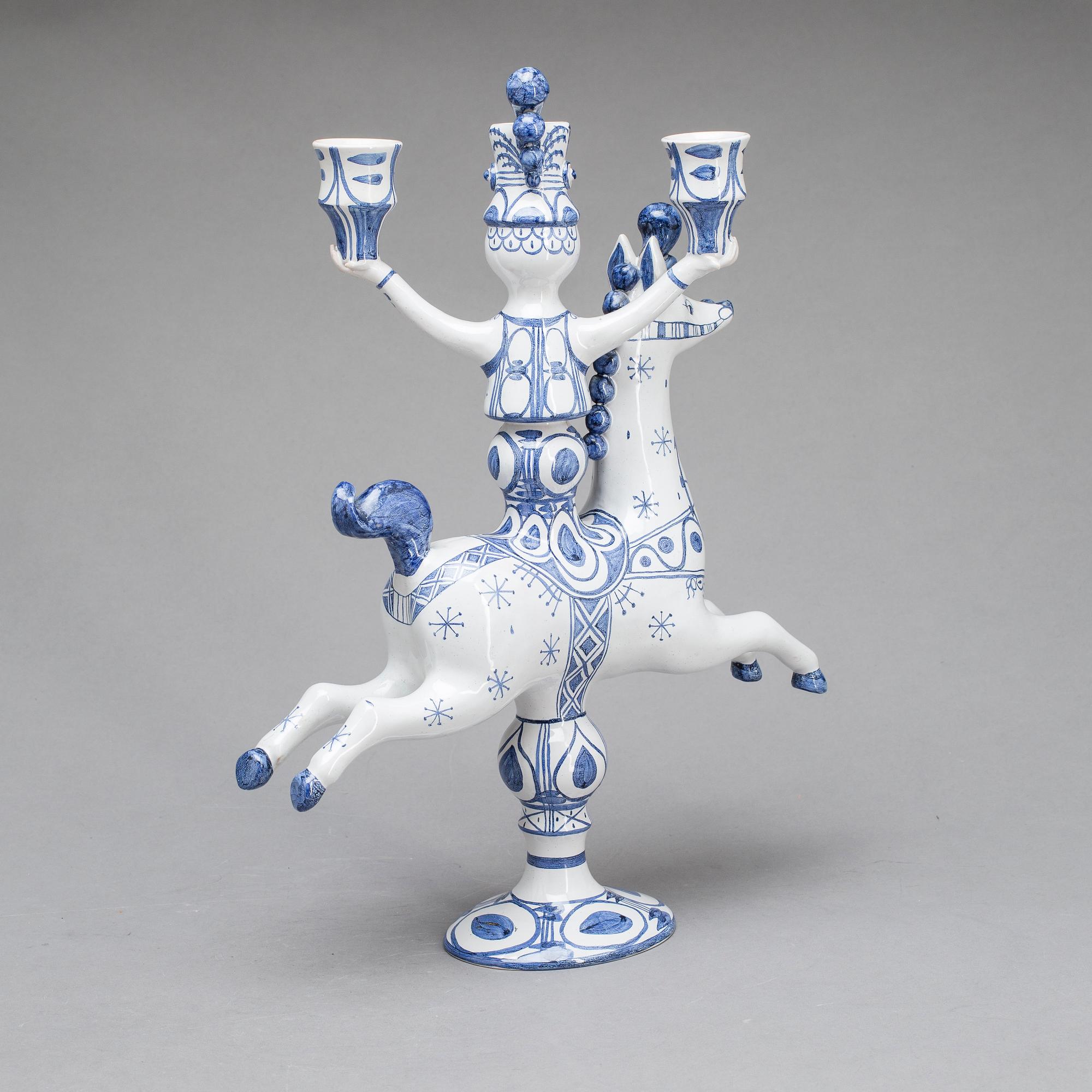 LJUSSTAKE, Björn Wiinblad, Det blaa huset -76.