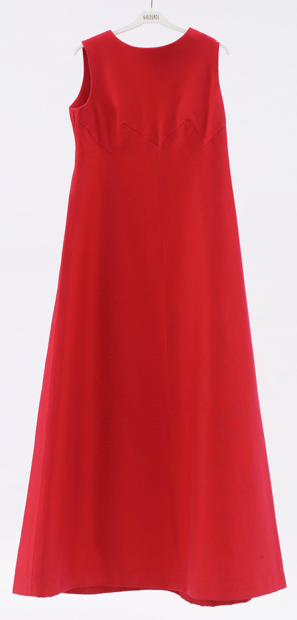 MÄRTHASKOLAN, Franska Avdelningen, långklänning 1970-tal.