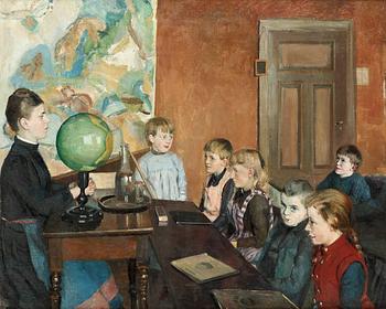 113. Endis Bergström, Classroom interior.