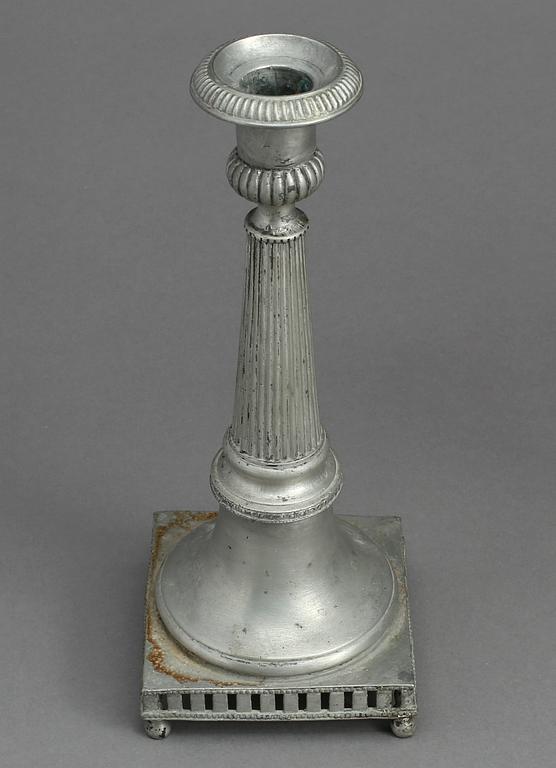 LJUSSTAKE, tenn. Troligen Nicolaus Justelius, Eksjö 1798.