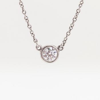 Tiffany & Co, Elsa Peretti, necklace, "Diamonds by the Yard", platinum with a diamond approx. 0.17 ct.