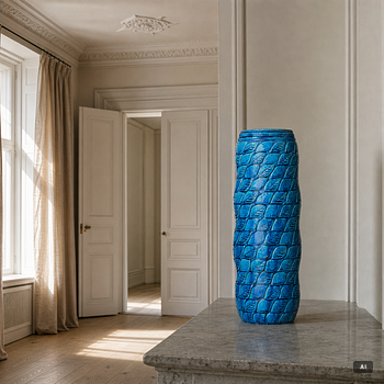 Gunnar Nylund, A chamotte floor vase, Rörstrand.