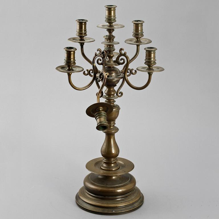 KANDELABER, malm, 1900-tal.