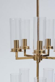 Hans-Agne Jakobsson, a pair of "Sonata" ceiling lamps, Hans Agne Jakobsson AB, Markaryd, Sweden, 1960-1970's.