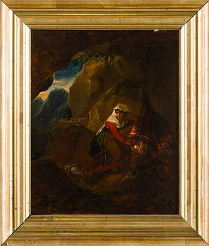 Alexander Lauréus, Etsittyjä rosvoja luolassa.