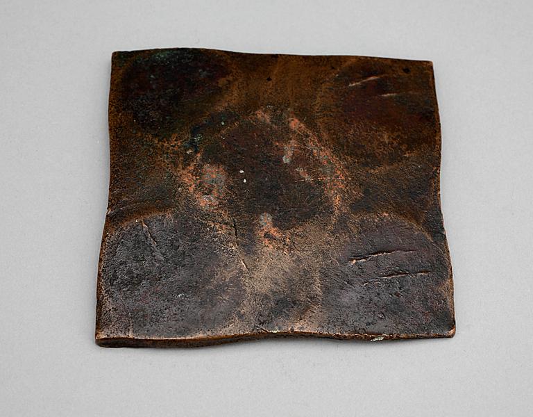 PLÅTMYNT, koppar, 1/2 daler silvermynt, Adolf Fredrik av Sverige 1752.