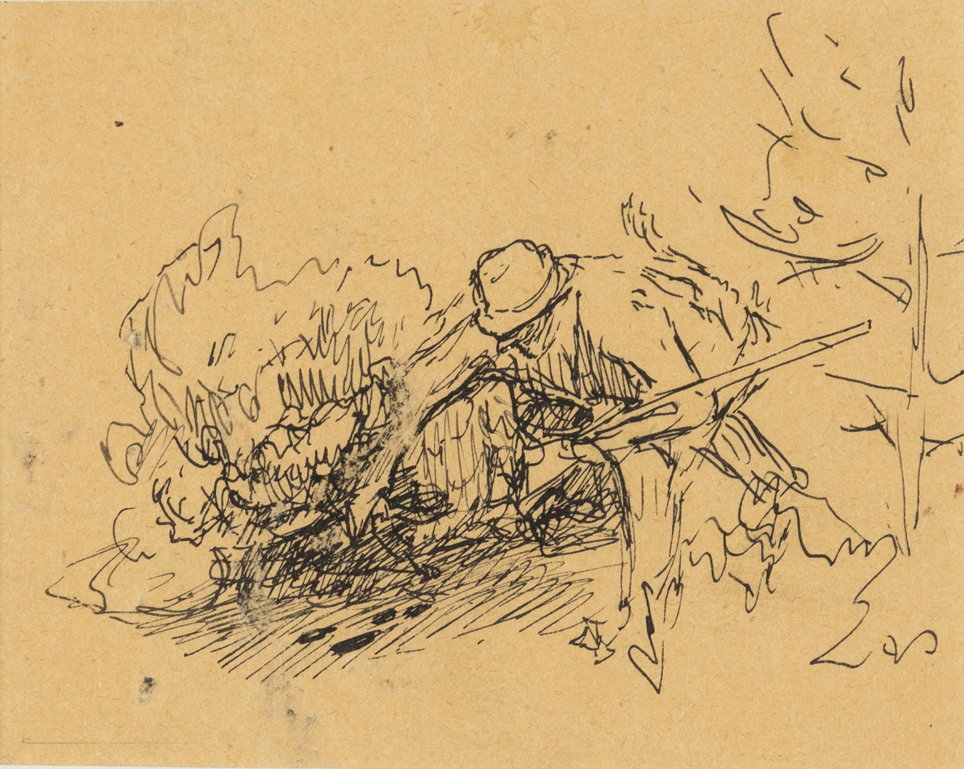 Bruno Liljefors, Jägare.