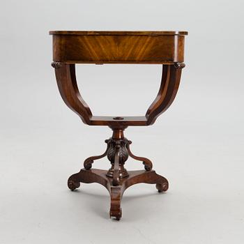 A sewing table from the first half of the 19th century.