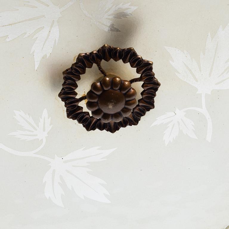 A Swedish Modern ceiling lamp, 1940s.