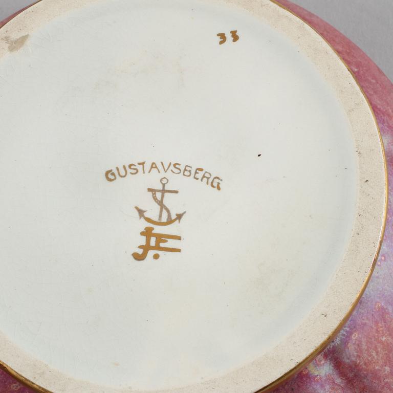 LOCKASK, flintgods, Josef Ekberg, Gustavsberg, 1900-talets första hälft.